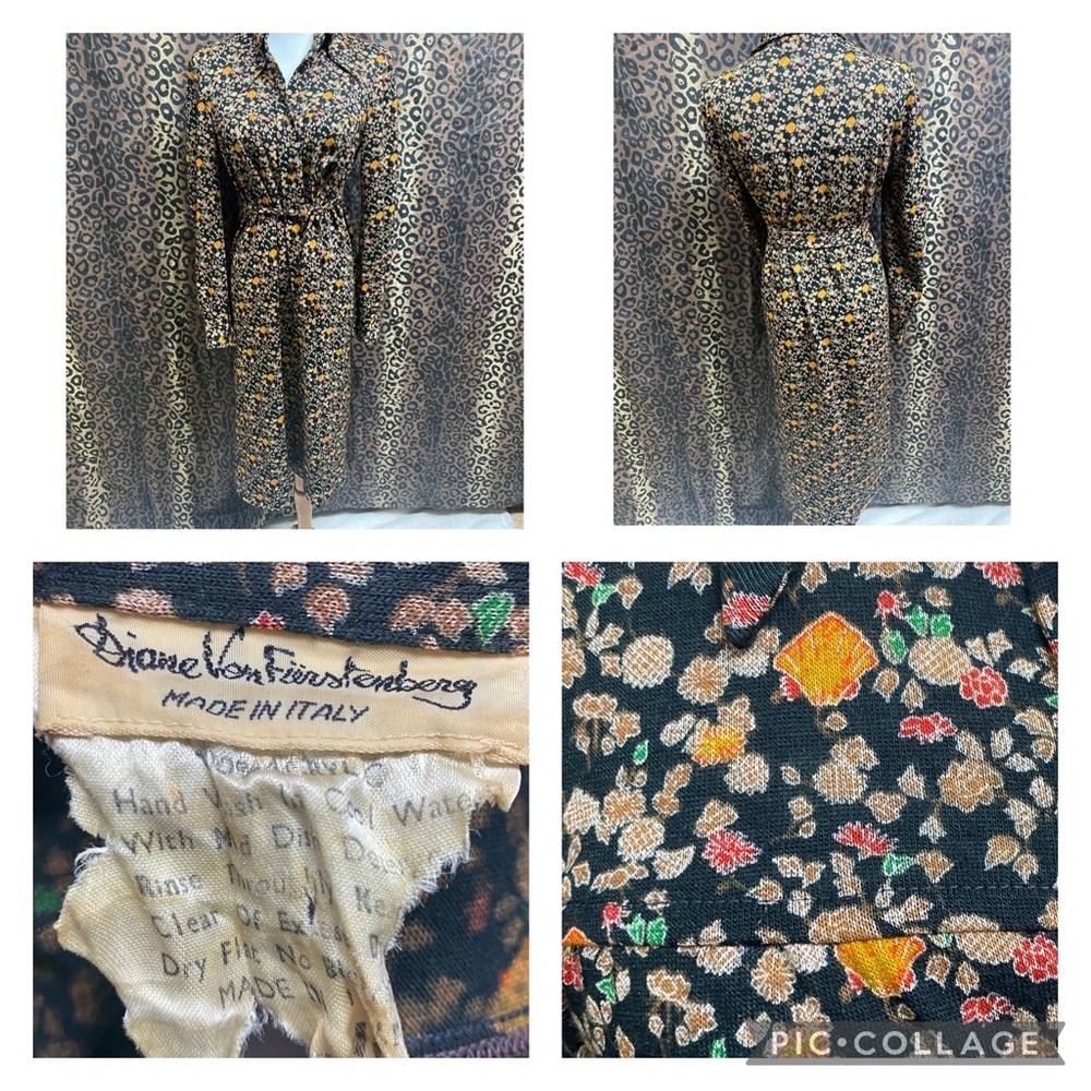 Vintage Diane Von Furstenberg tie dress